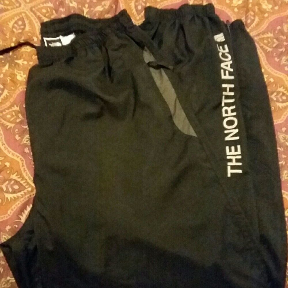 NorthFace Reflective Logo Track Pants/MINT/SZ M